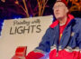Lyle Siefering turns on the holiday lights in Oskaloosa for 2023.